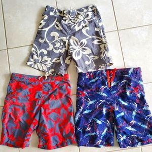 3 x Boys Swimming trunks size S and M